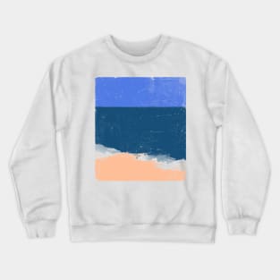 peach fuzz beach Crewneck Sweatshirt